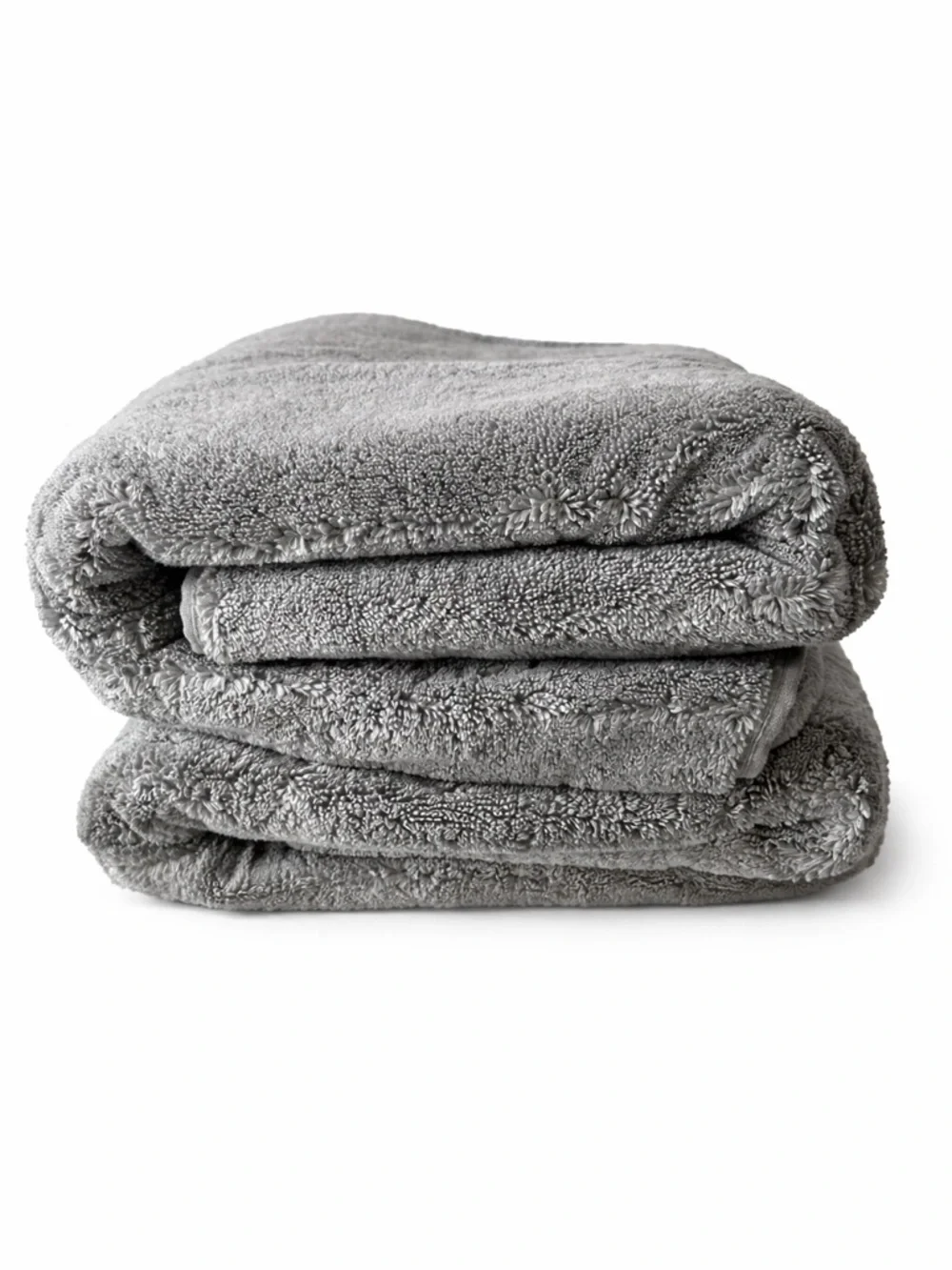 Charisma Egyptian Cotton 2 Gray Bath Towels / Bath Sheet Set - Picture 4 of 6